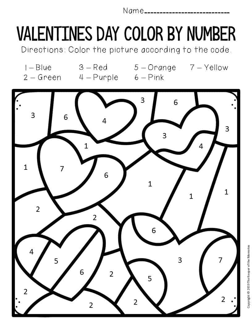 Number Coloring Pages Free Printable Worksheets 94