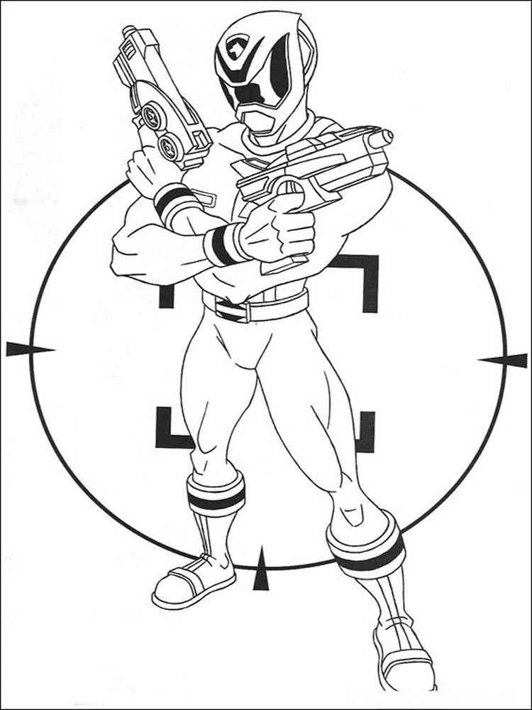 Power Rangers Coloring Pages Printable 101