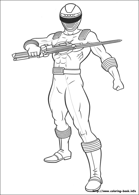 Power Rangers Coloring Pages Printable 102