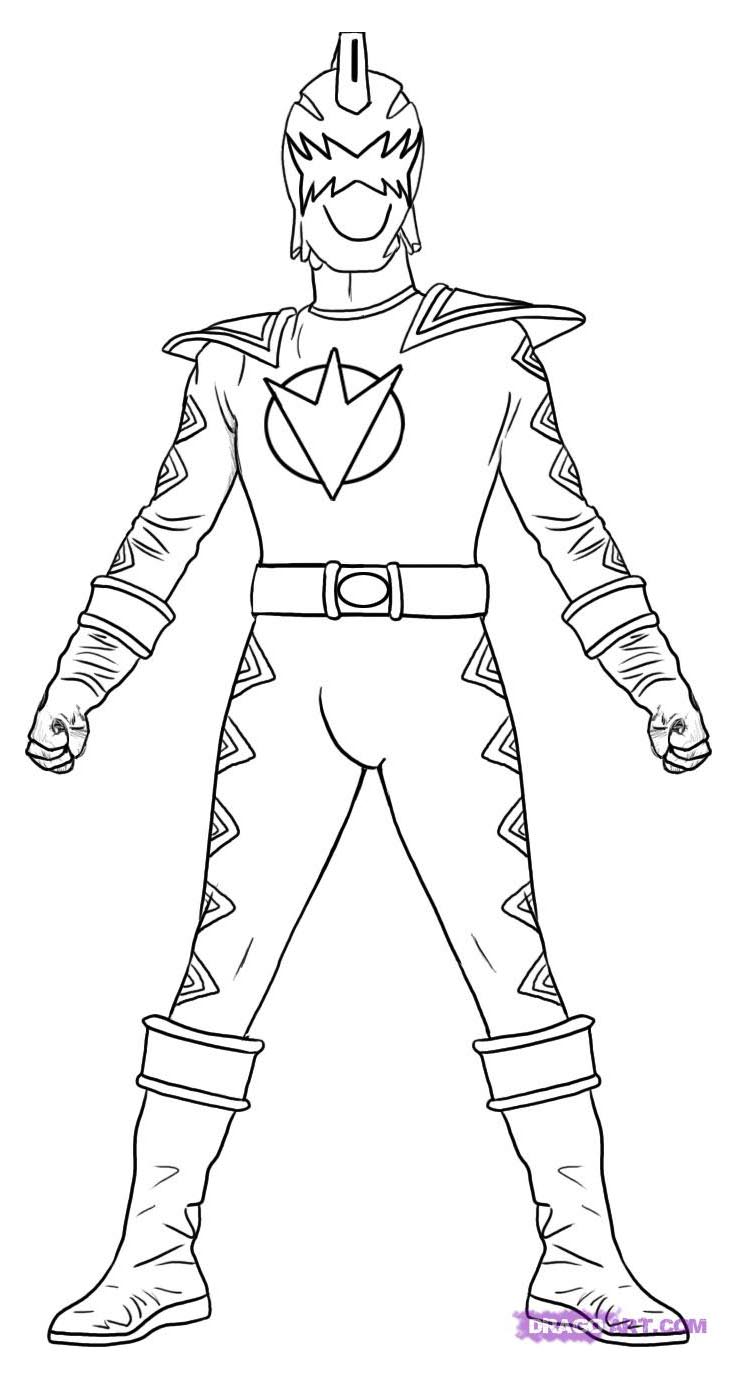 Power Rangers Coloring Pages Printable 105