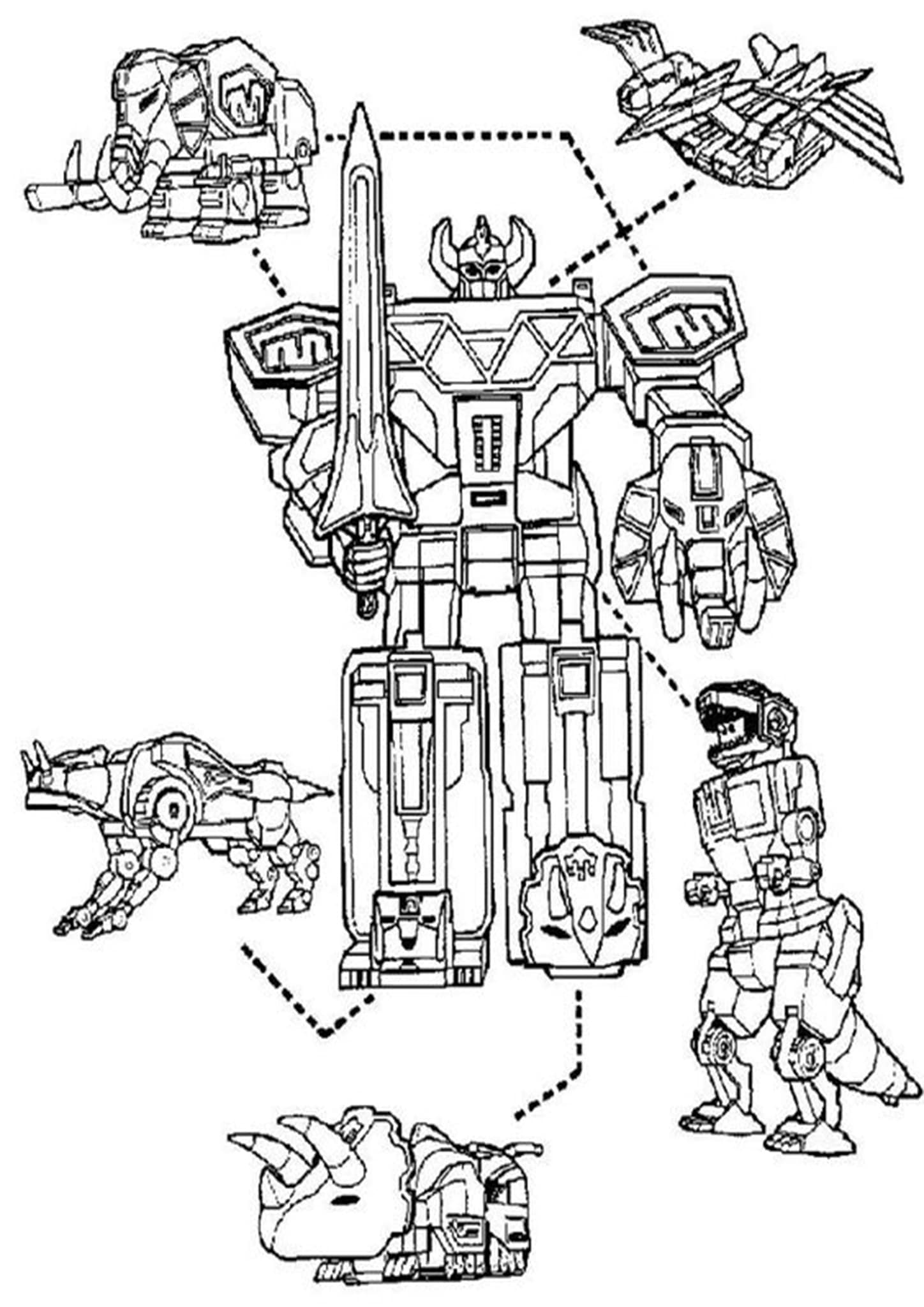 Power Rangers Coloring Pages Printable 108