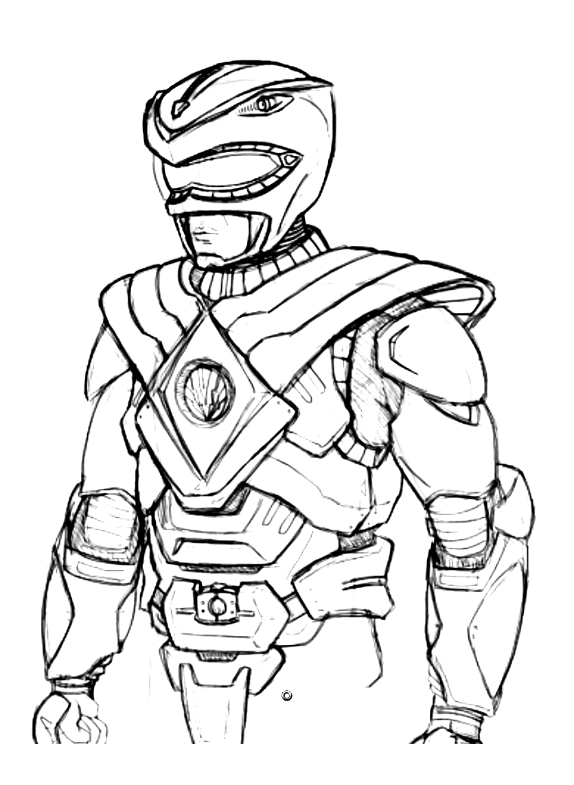 Power Rangers Coloring Pages Printable 11