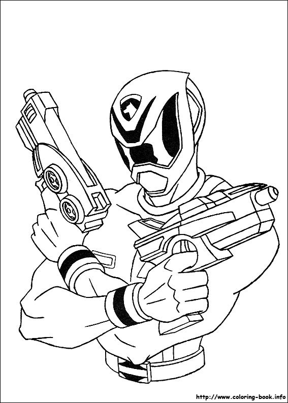 Power Rangers Coloring Pages Printable 111