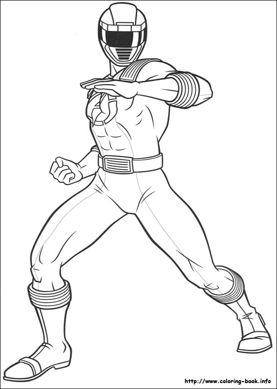 Power Rangers Coloring Pages Printable 117