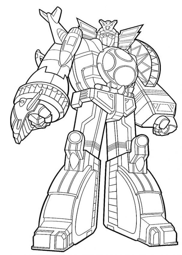 Power Rangers Coloring Pages Printable 119