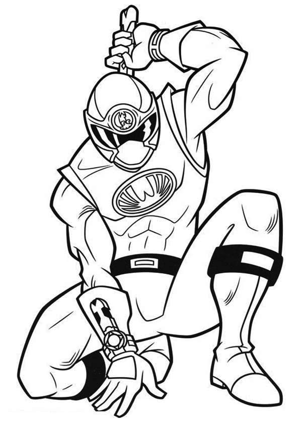 Power Rangers Coloring Pages Printable 14