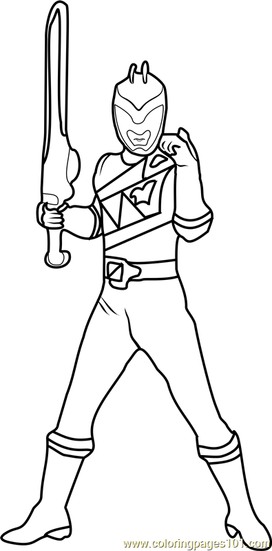 Power Rangers Coloring Pages Printable 15