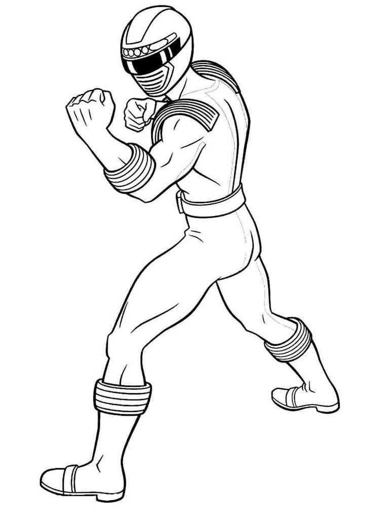 Power Rangers Coloring Pages Printable 18