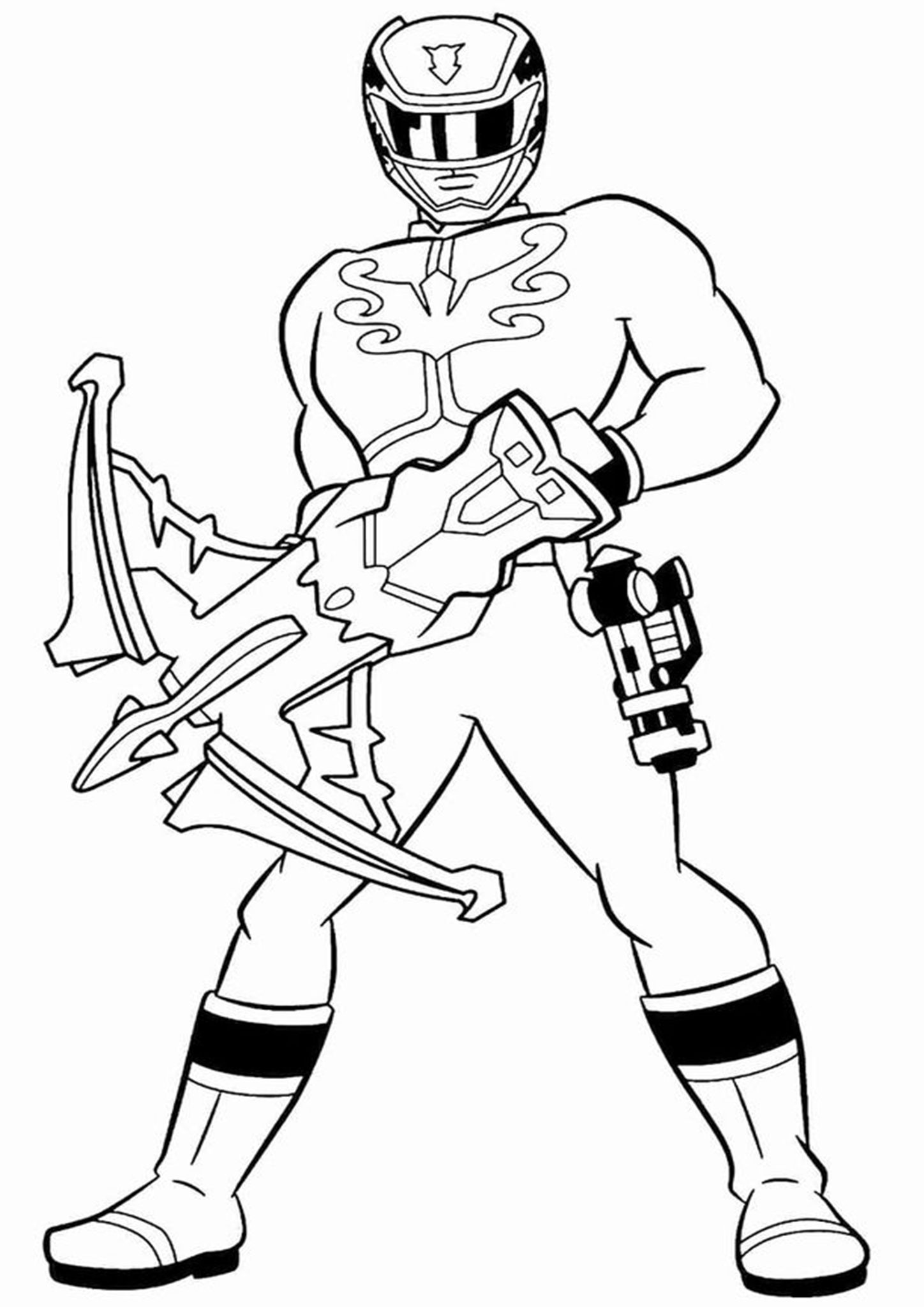 Power Rangers Coloring Pages Printable 2