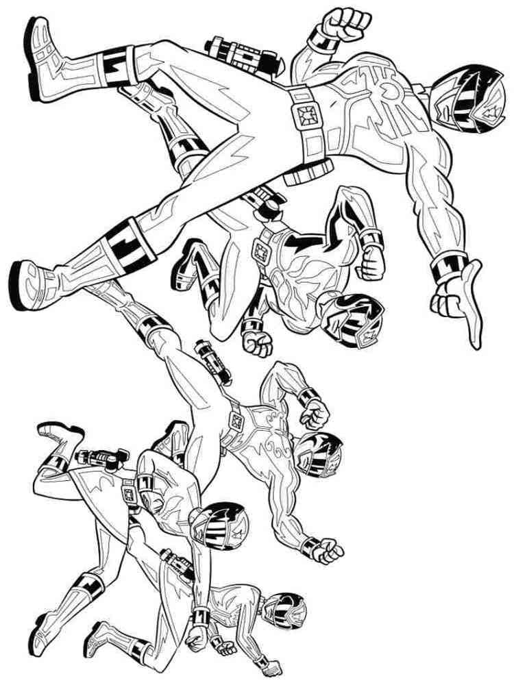 Power Rangers Coloring Pages Printable 20