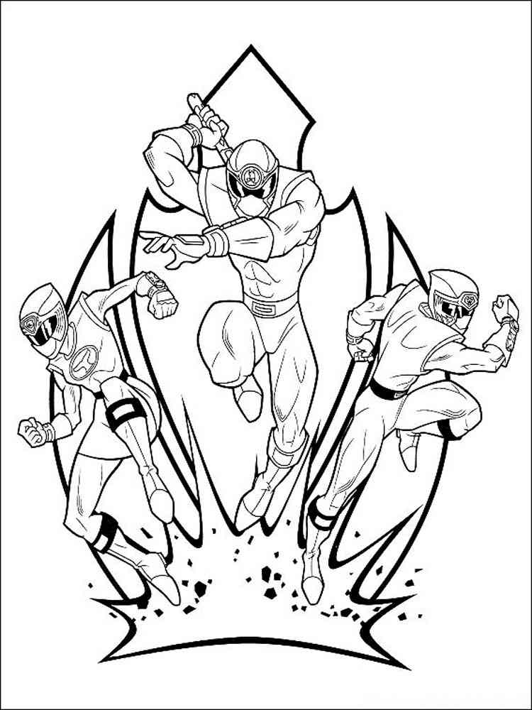 Power Rangers Coloring Pages Printable 22