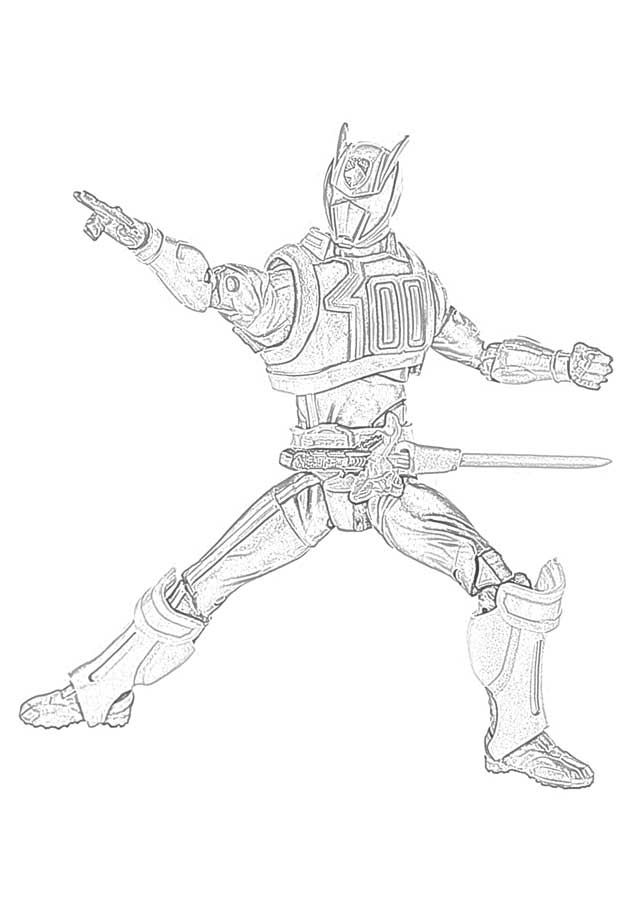 Power Rangers Coloring Pages Printable 24