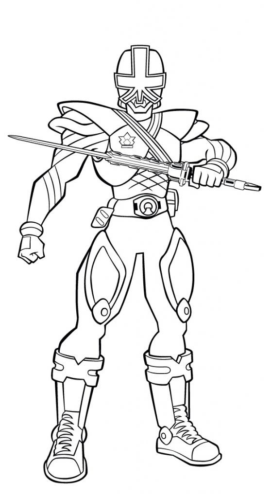 Power Rangers Coloring Pages Printable 25