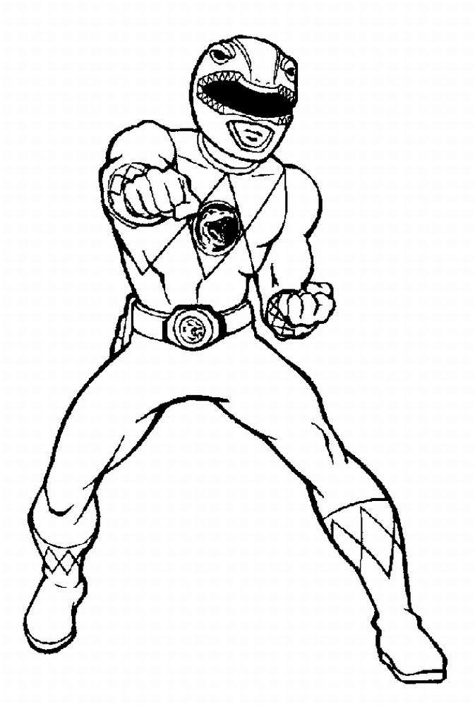 Power Rangers Coloring Pages Printable 27