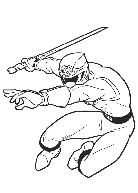 Power Rangers Coloring Pages Printable 33