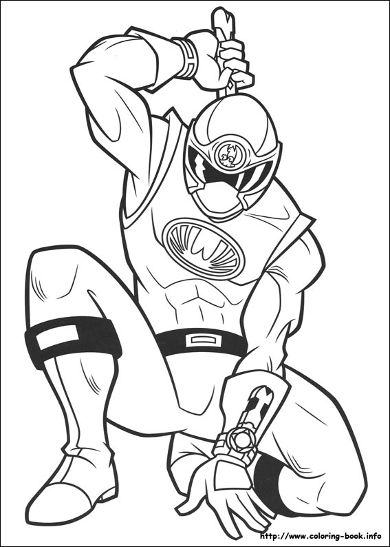 Power Rangers Coloring Pages Printable 35