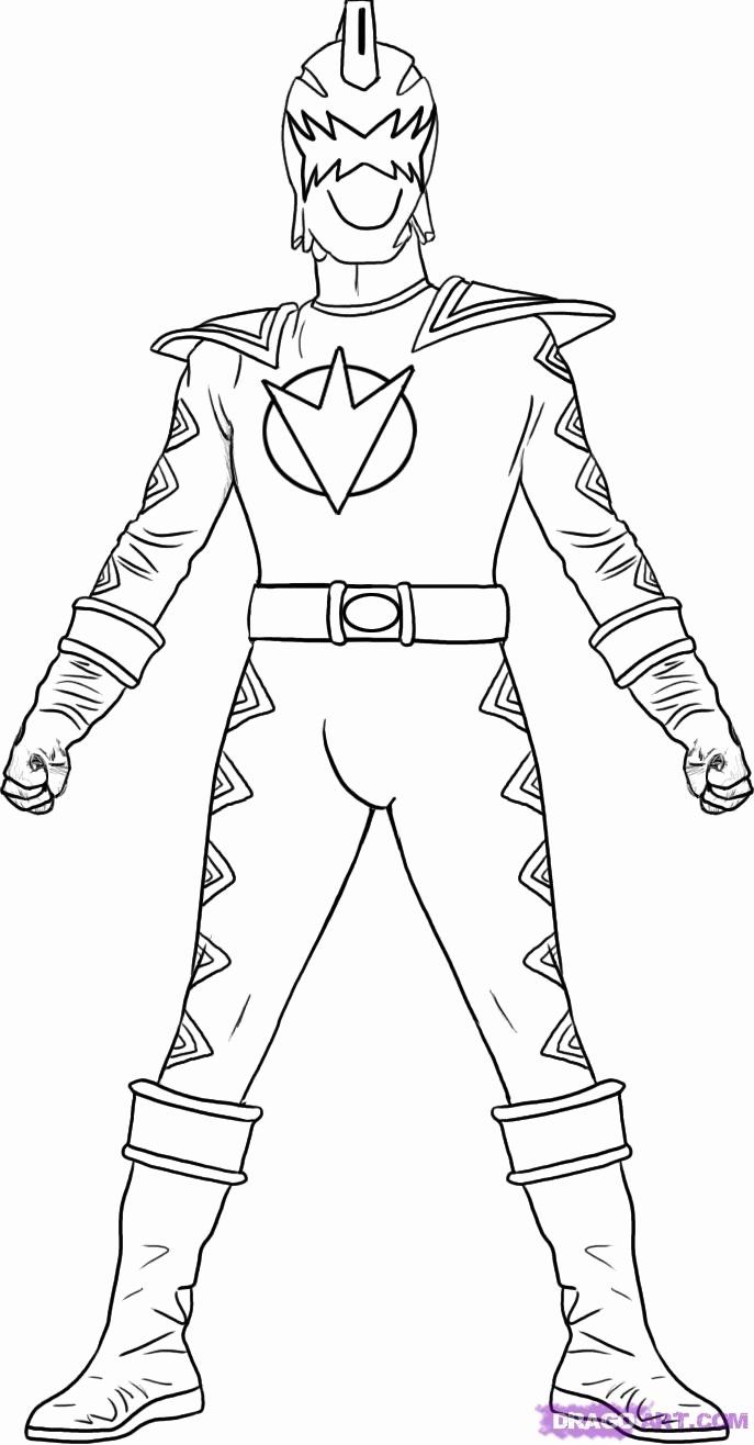 Power Rangers Coloring Pages Printable 36