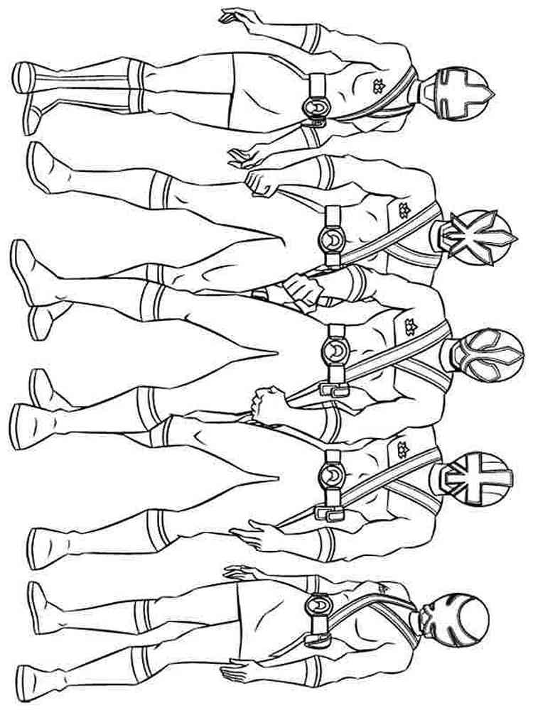 Power Rangers Coloring Pages Printable 39