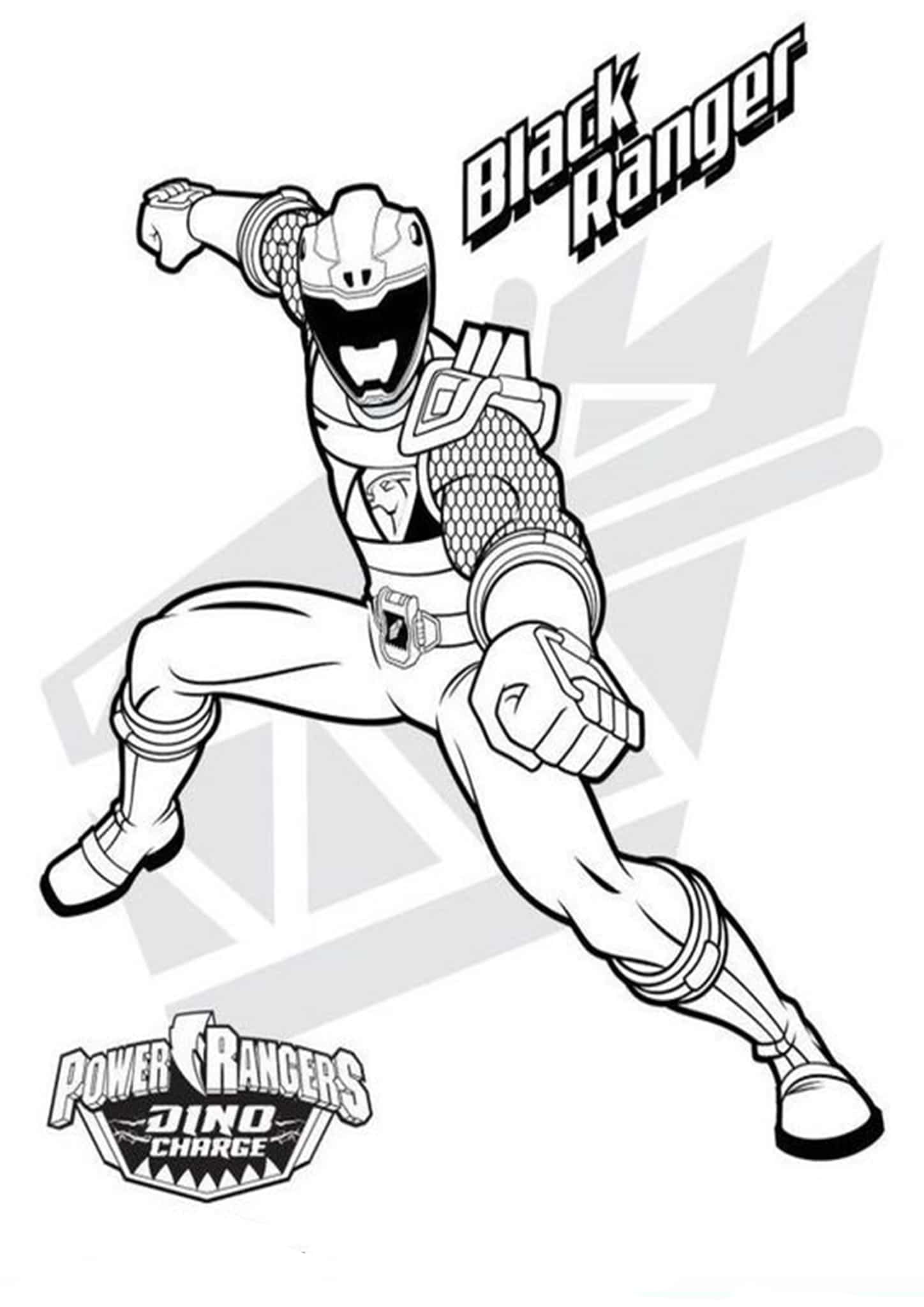 Power Rangers Coloring Pages Printable 41