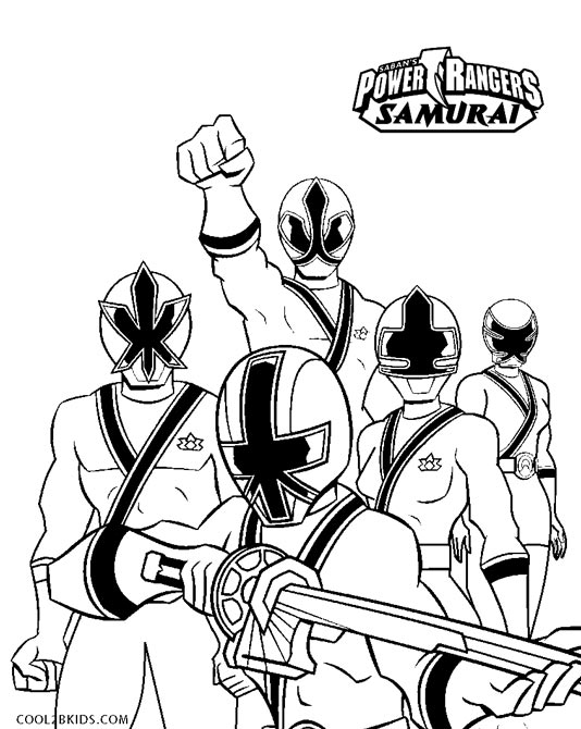 Power Rangers Coloring Pages Printable 43