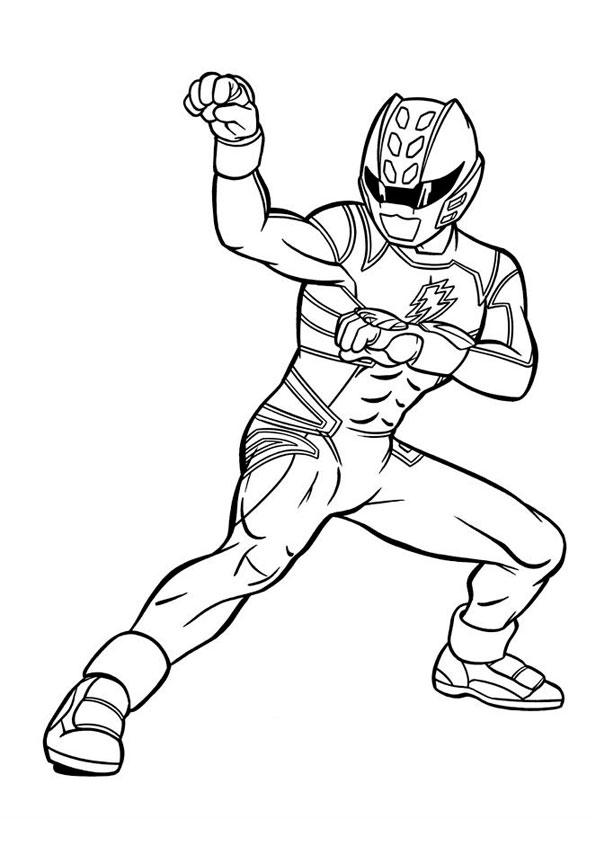 Power Rangers Coloring Pages Printable 46