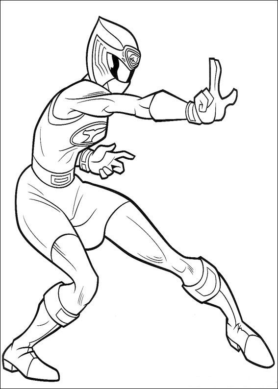 Power Rangers Coloring Pages Printable 52