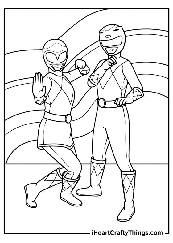 Power Rangers Coloring Pages Printable 53