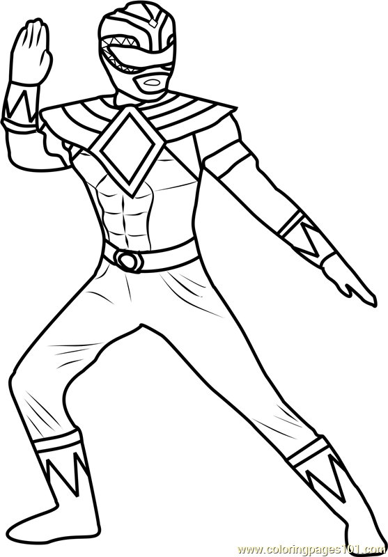 Power Rangers Coloring Pages Printable 55