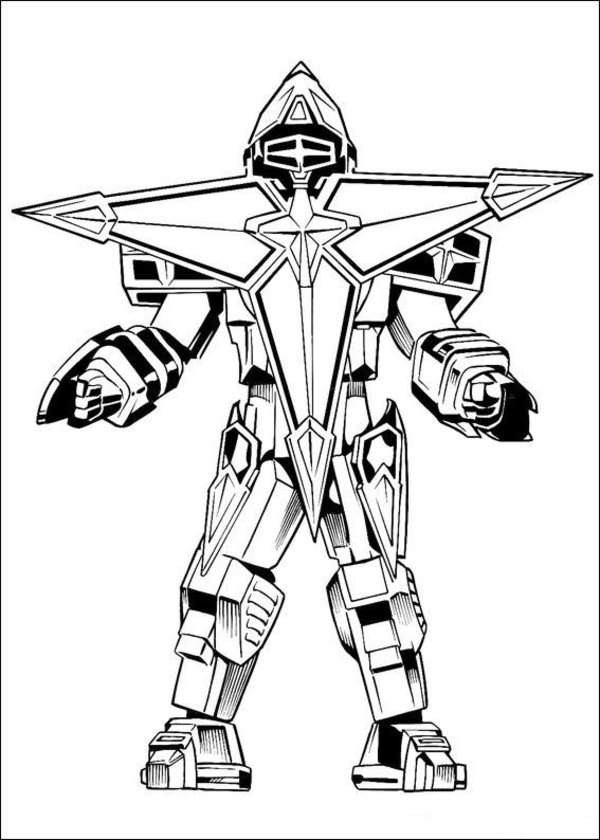 Power Rangers Coloring Pages Printable 56