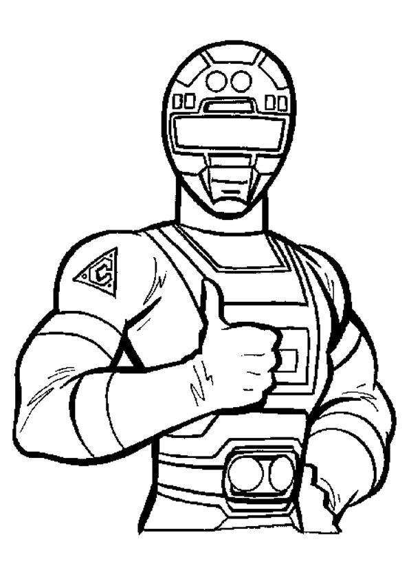 Power Rangers Coloring Pages Printable 58