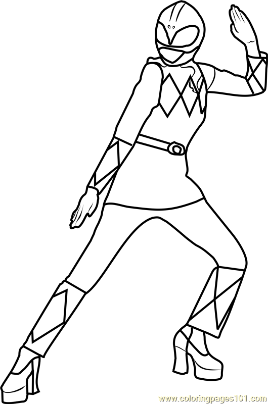 Power Rangers Coloring Pages Printable 6