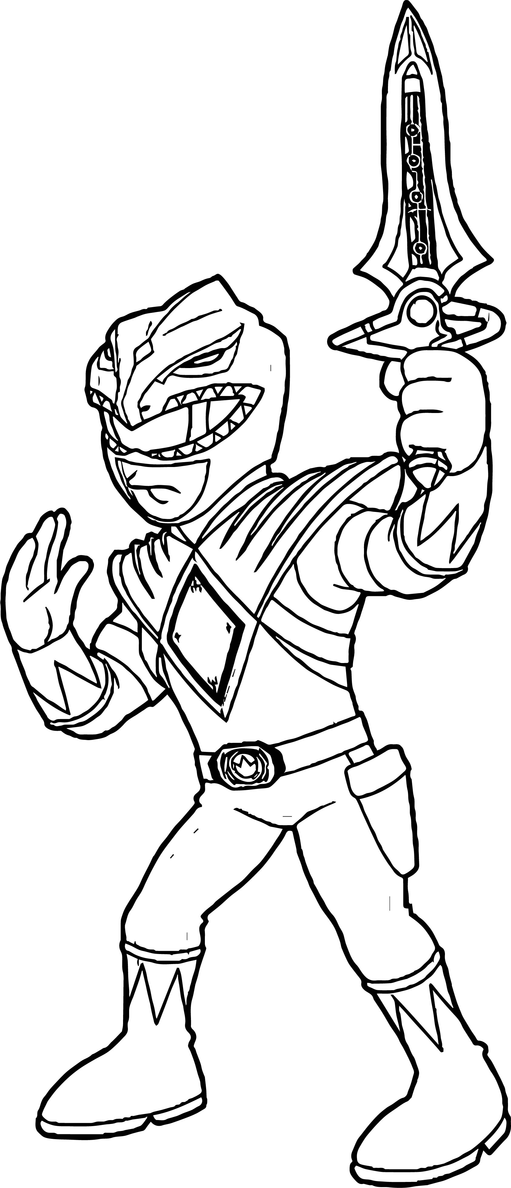 Power Rangers Coloring Pages Printable 61