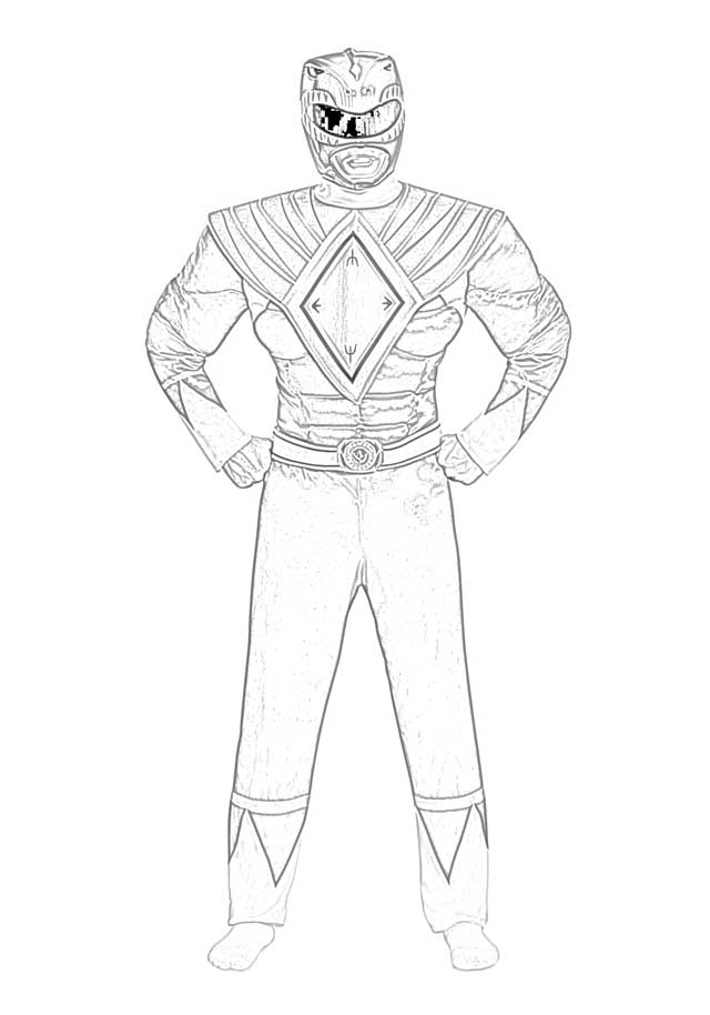 Power Rangers Coloring Pages Printable 64