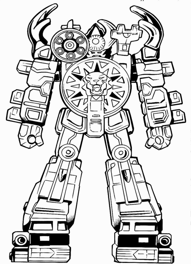 Power Rangers Coloring Pages Printable 7