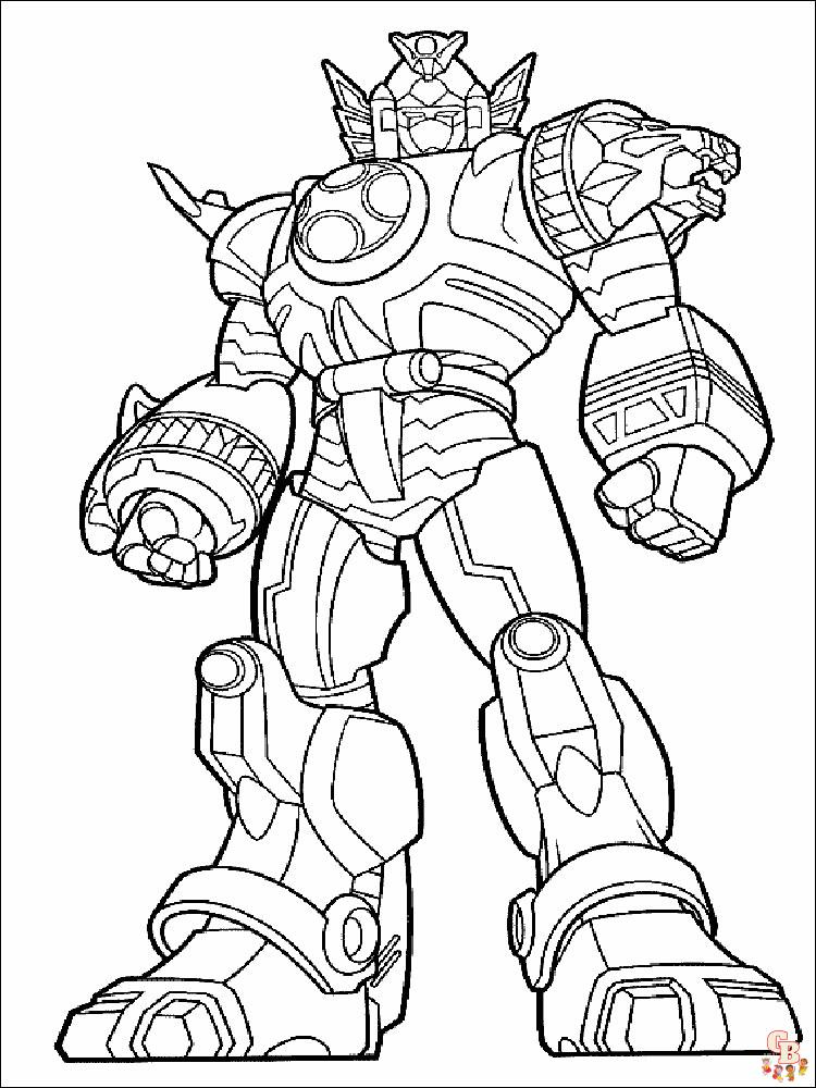 Power Rangers Coloring Pages Printable 72