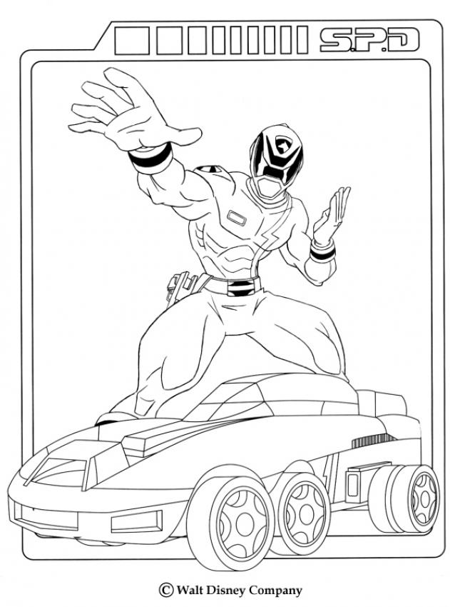 Power Rangers Coloring Pages Printable 74