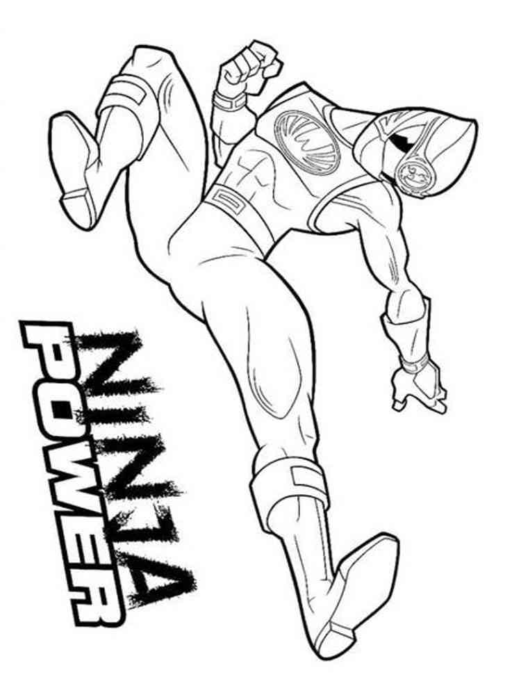 Power Rangers Coloring Pages Printable 75