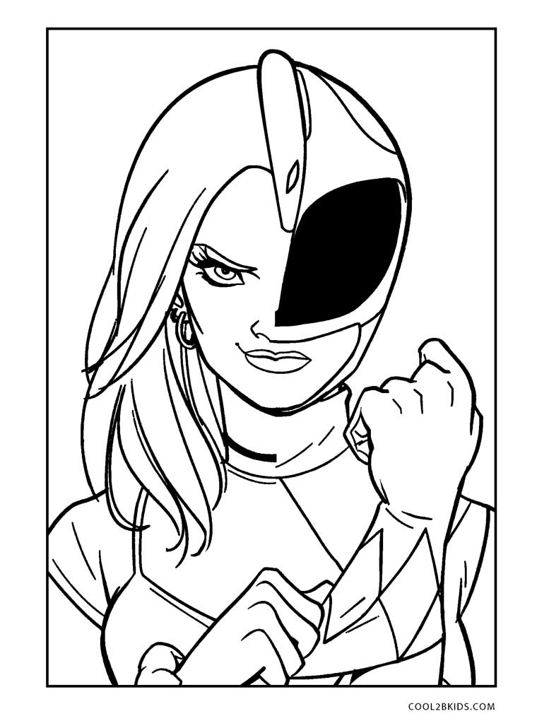 Power Rangers Coloring Pages Printable 80