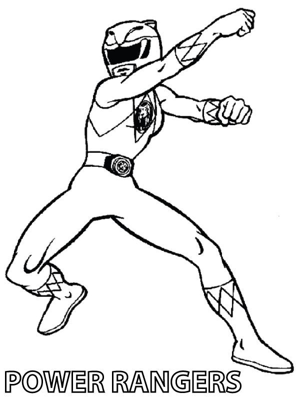 Power Rangers Coloring Pages Printable 83