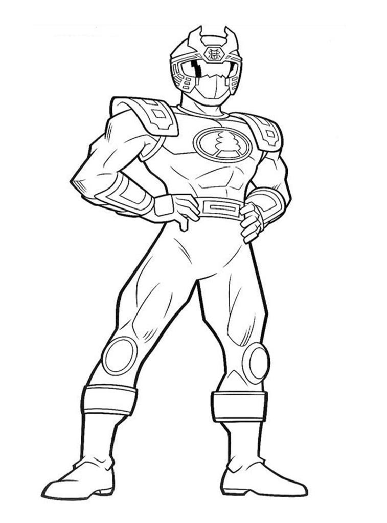 Power Rangers Coloring Pages Printable 85