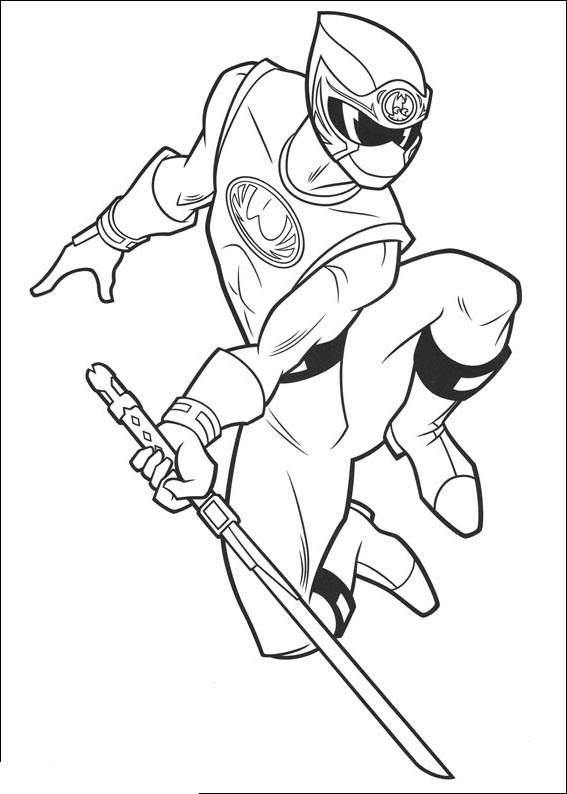 Power Rangers Coloring Pages Printable 86