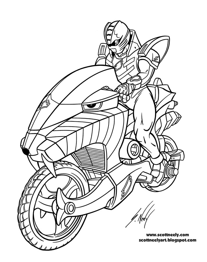 Power Rangers Coloring Pages Printable 88