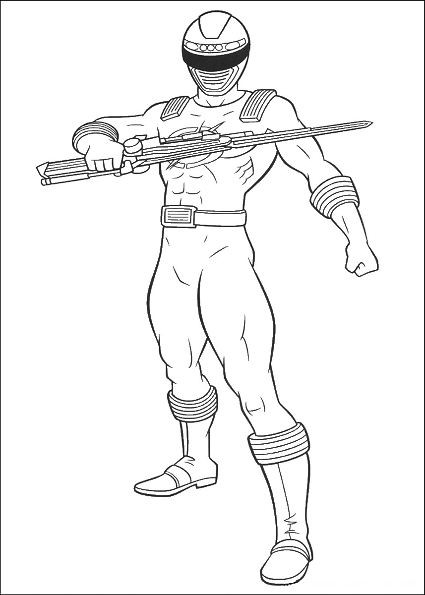 Power Rangers Coloring Pages Printable 96