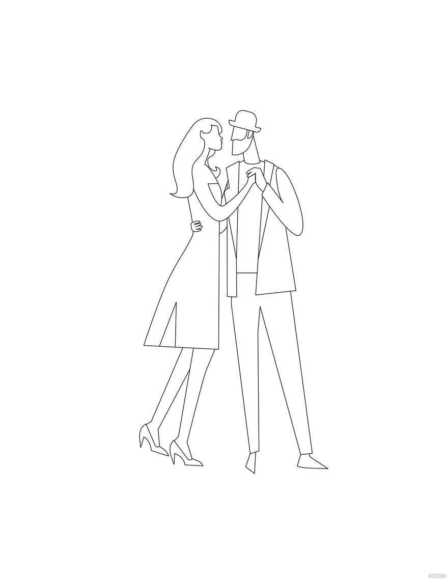 Romantic Couple Coloring Pages: 100+ Ideas for Your Next Date Night 105