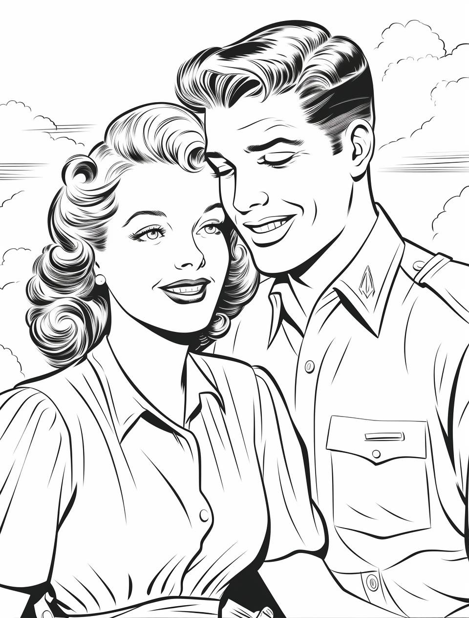 Romantic Couple Coloring Pages: 100+ Ideas for Your Next Date Night 13