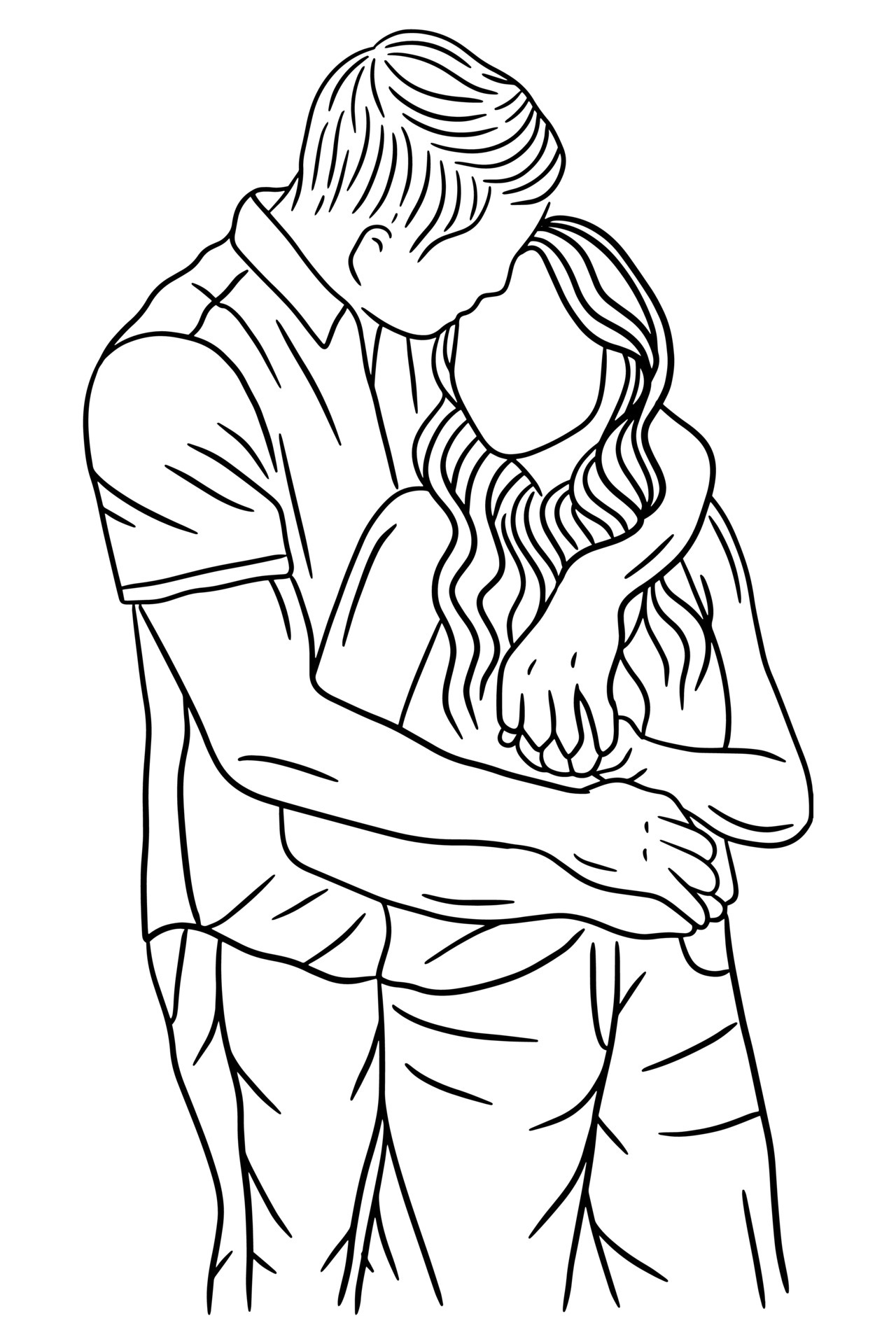 Romantic Couple Coloring Pages: 100+ Ideas for Your Next Date Night 17