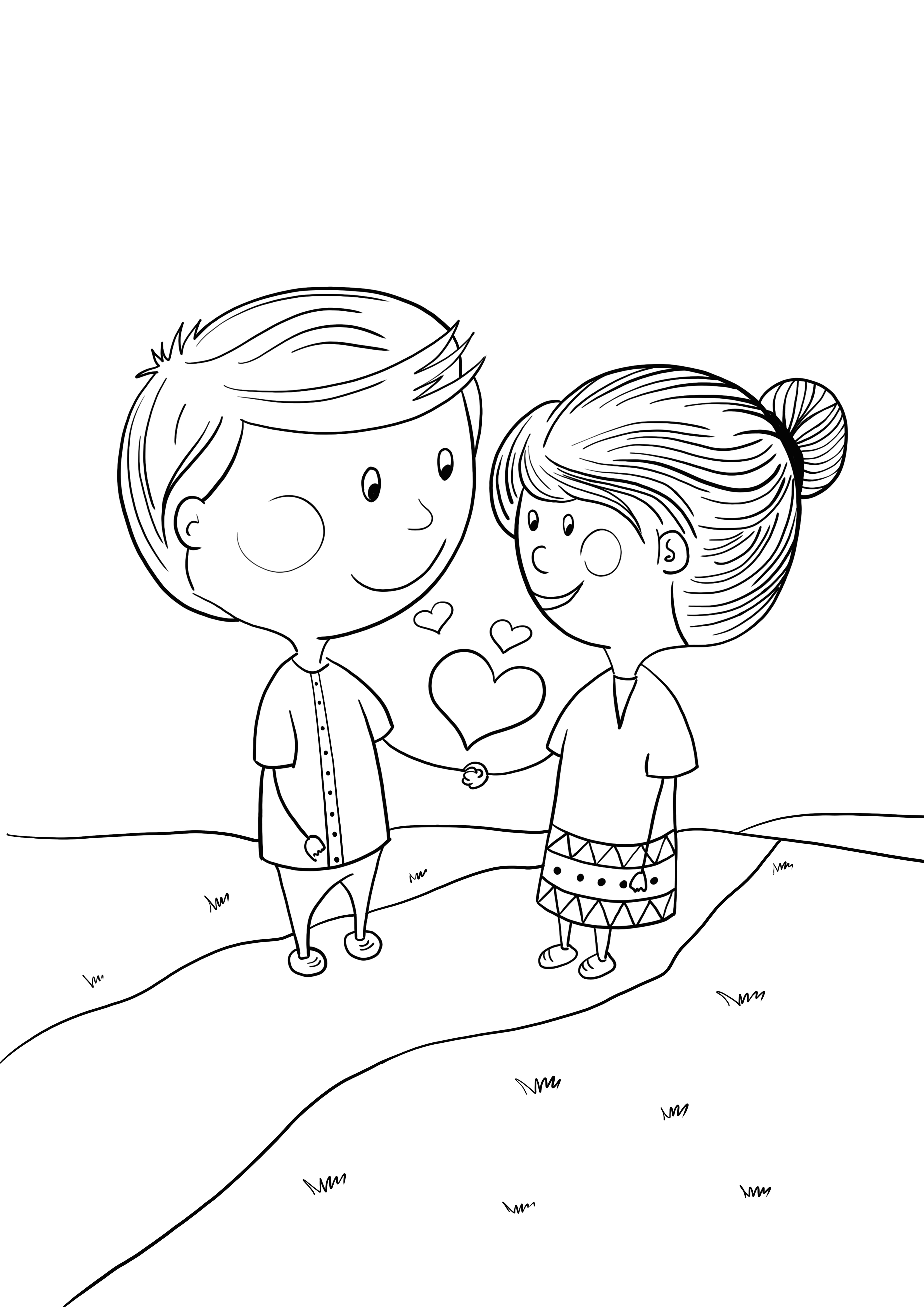 Romantic Couple Coloring Pages: 100+ Ideas for Your Next Date Night 20