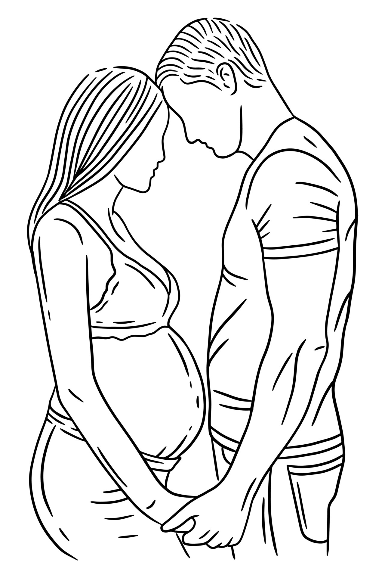 Romantic Couple Coloring Pages: 100+ Ideas for Your Next Date Night 21