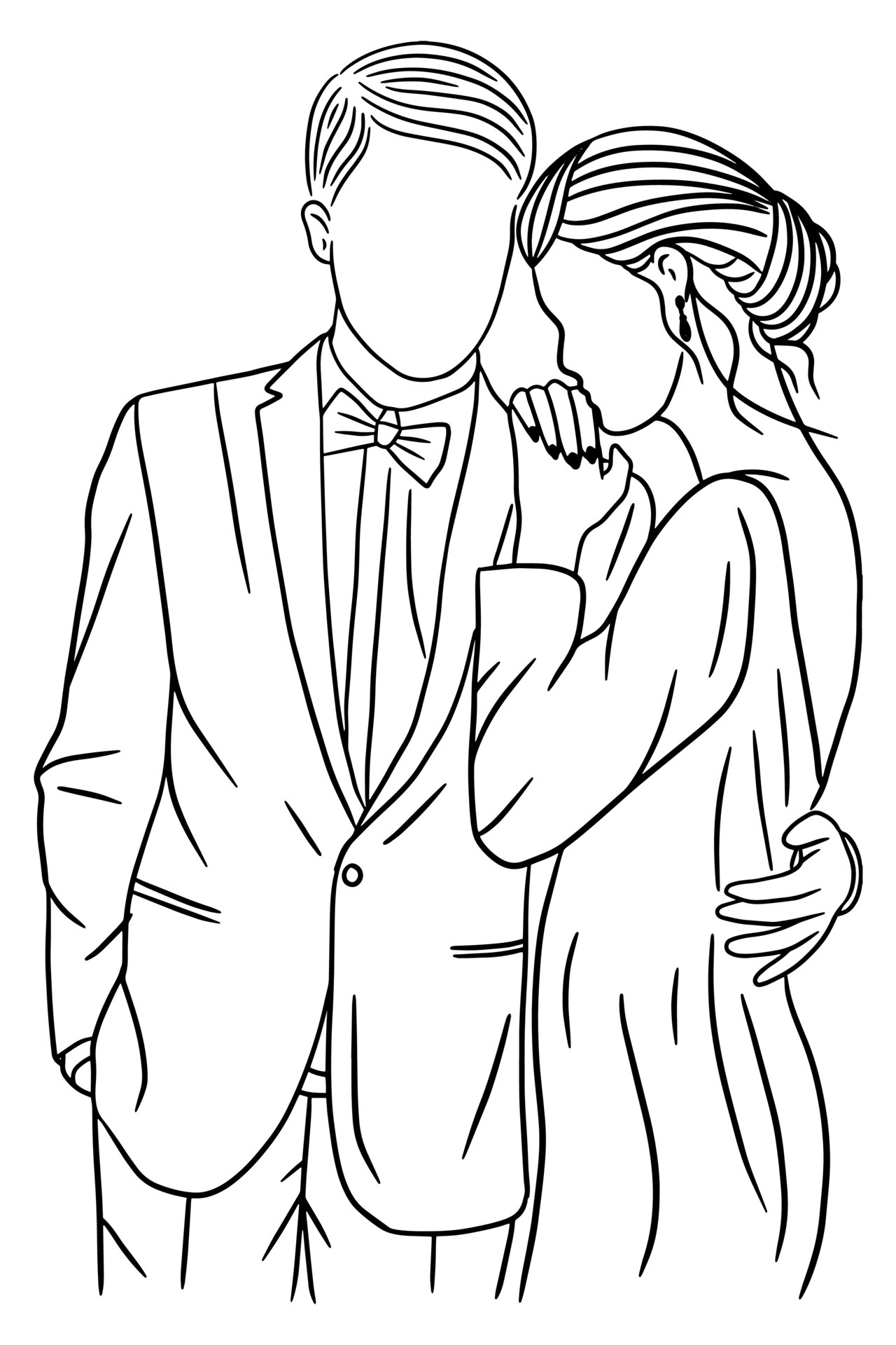 Romantic Couple Coloring Pages: 100+ Ideas for Your Next Date Night 31