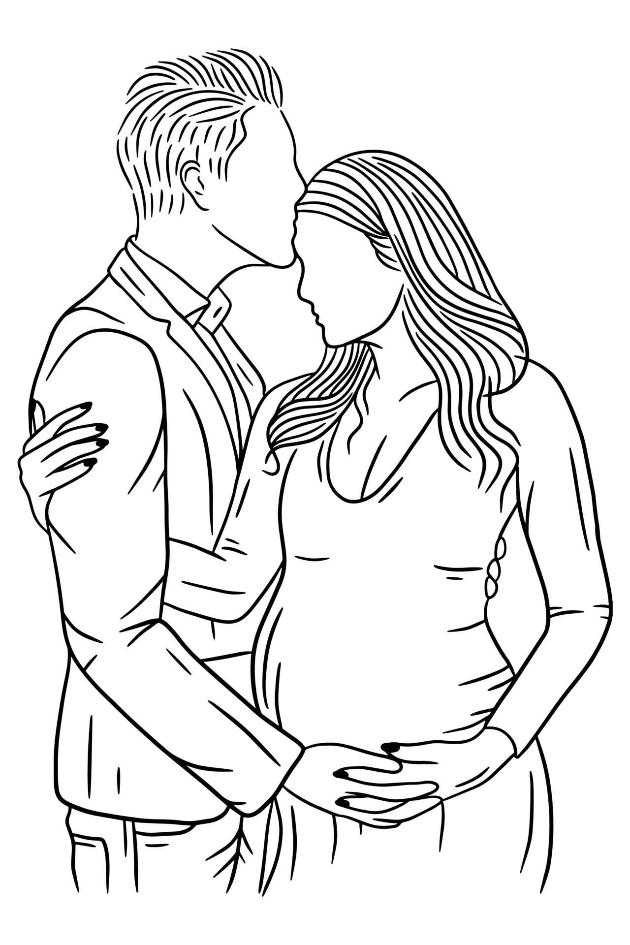 Romantic Couple Coloring Pages: 100+ Ideas for Your Next Date Night 5